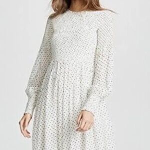 Ganni polka dot dress